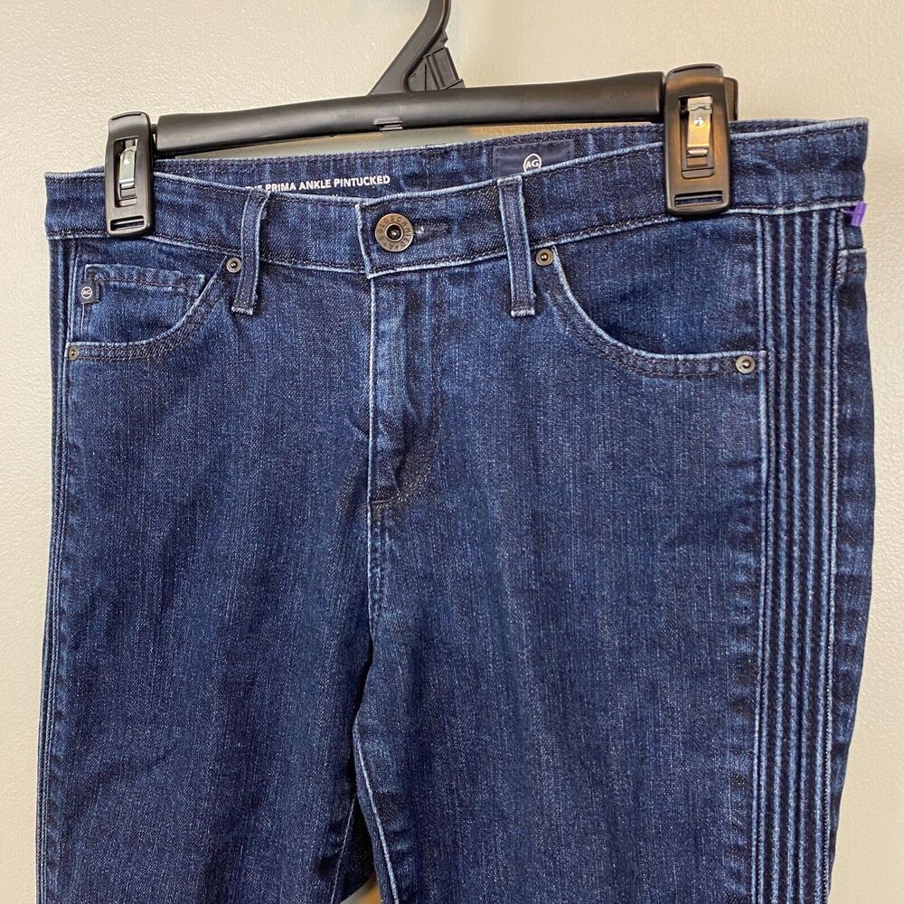 Adriano Goldschmied‎ jeans women's 27x28 prima cigarette ankle led1864 USA Made - Picture 2 of 14